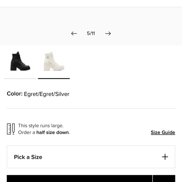 Converse Chuck 70 De Luxe Heel Leather size women’s size 7 - Picture 13 of 13